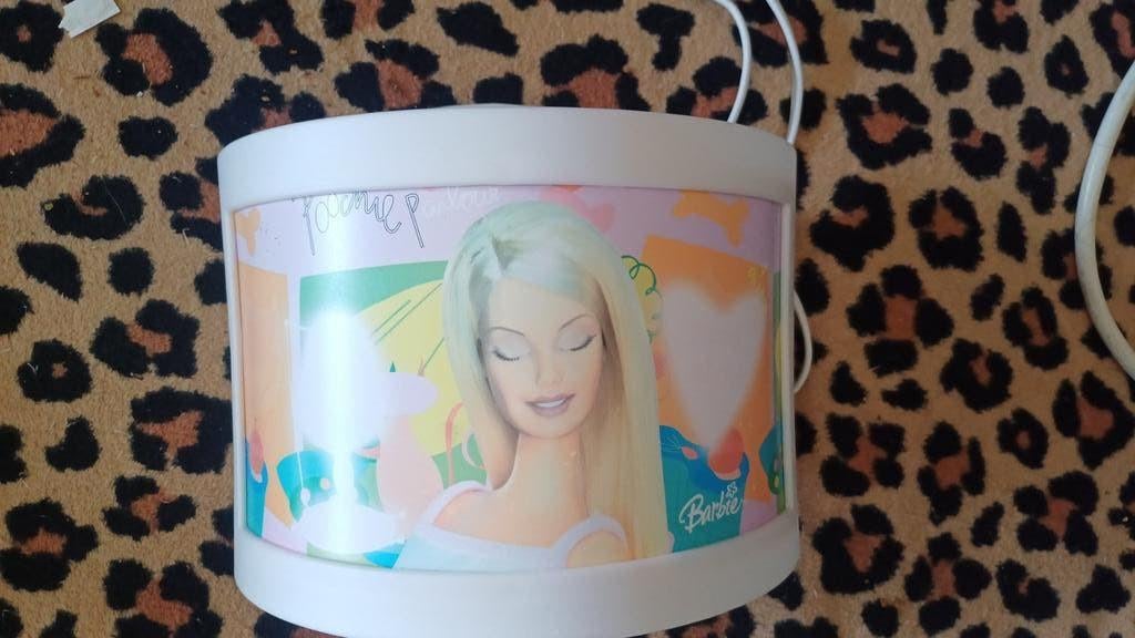 Barbie lamp vintage 1999 zgan, Ophalen of Verzenden, Huis en Inrichting