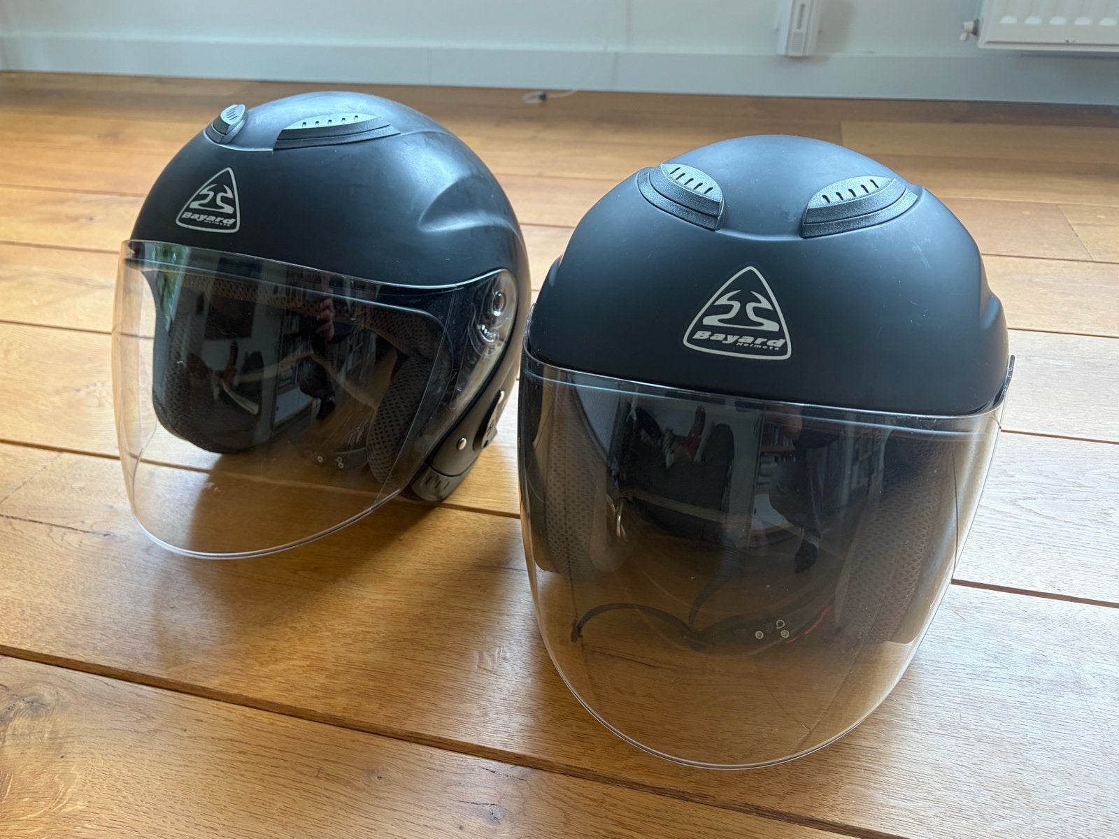 2 Bayard helmen maat M en S, Overige merken, M, Jethelm, Ophalen of Verzenden