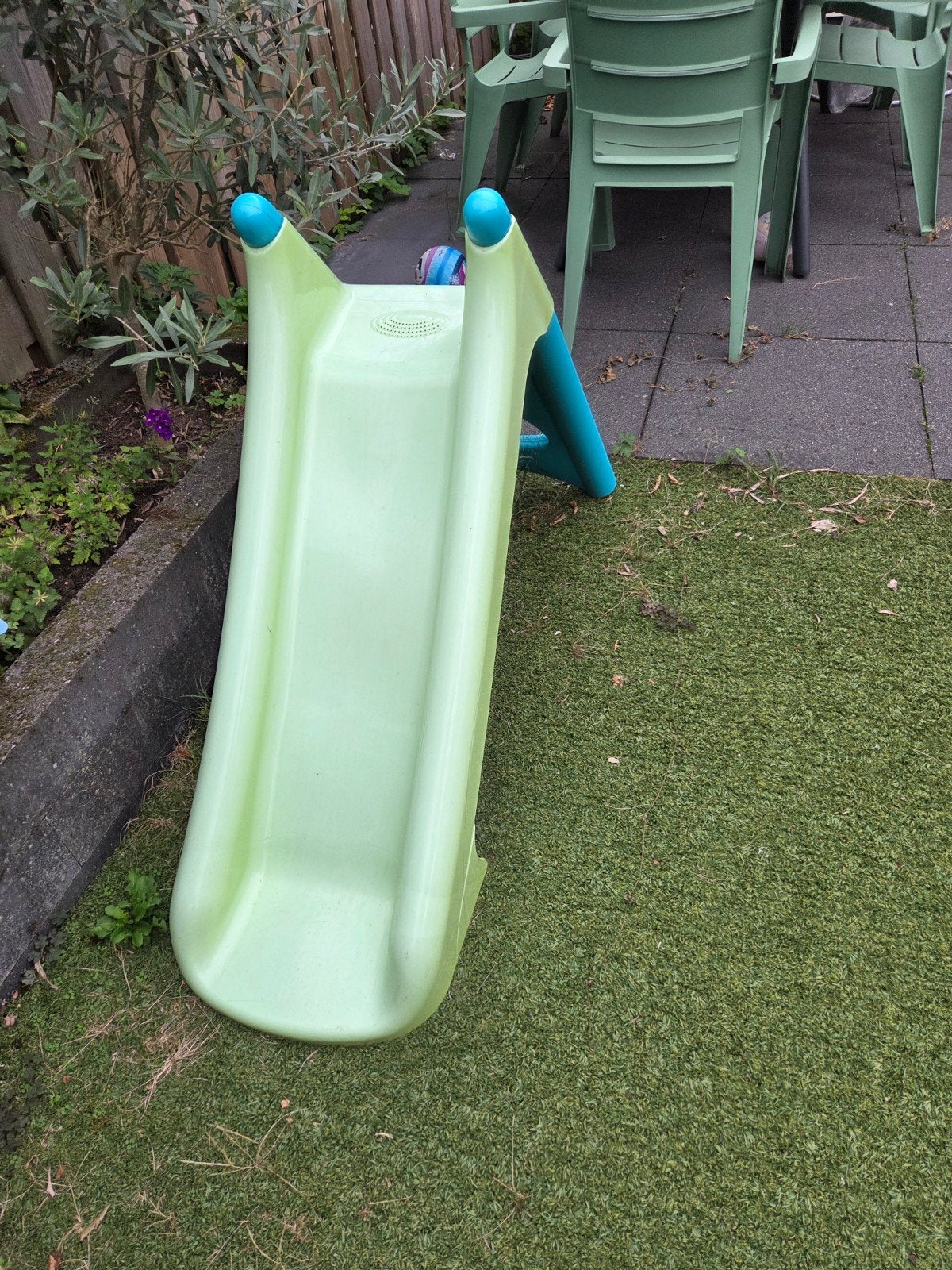 Smoby glijbaan - Goede staat, licht verkleurd, Ophalen, Gebruikt