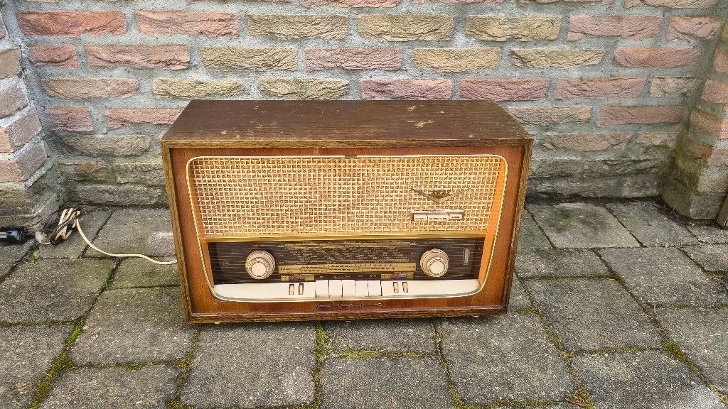 Grundig buizenradio type 3037, Audio, Tv en Foto, Ophalen, Gebruikt, Grundig, Nb