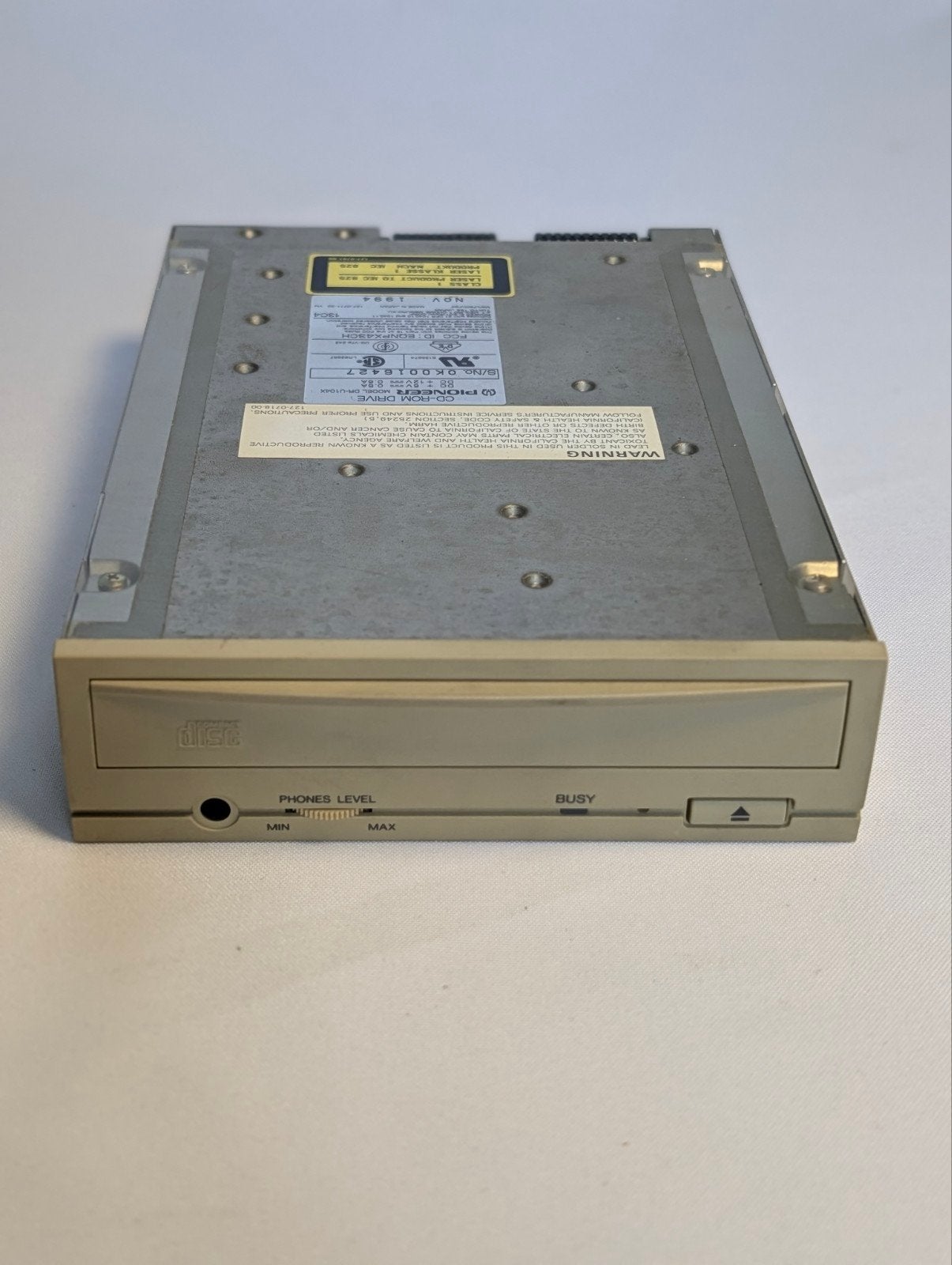 Pioneer DR-U104X SCSI CD-ROM Drive – Vintage Retro PC, ., Ophalen of Verzenden, Pioneer, .