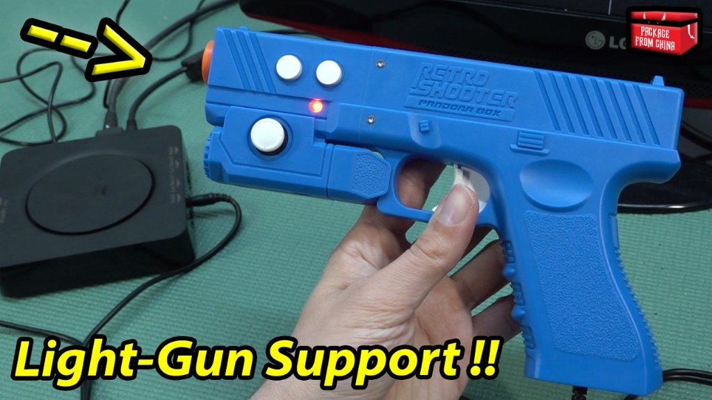 Retro Shooter Light-Gun Kit / Rood & Blauw Type 1, Ophalen, Shooter, 1 speler, Zo goed als nieuw