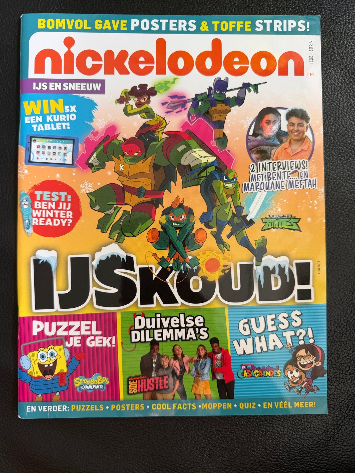 Nickelodeon Magazine Nr. 02 - 2021 - IJskoud! Nieuw, Ophalen of Verzenden, Nieuw, Overige typen