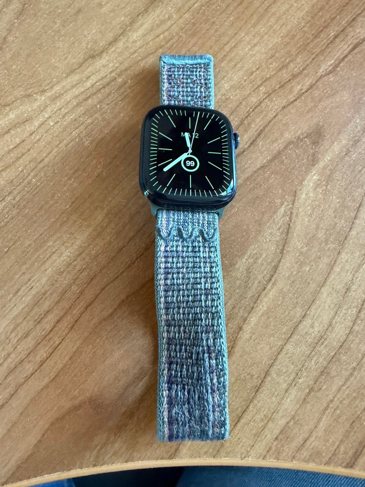 Te koop perfecte Apple Watch 10 (46mm), Ophalen, Zwart, IOS, Zo goed als nieuw