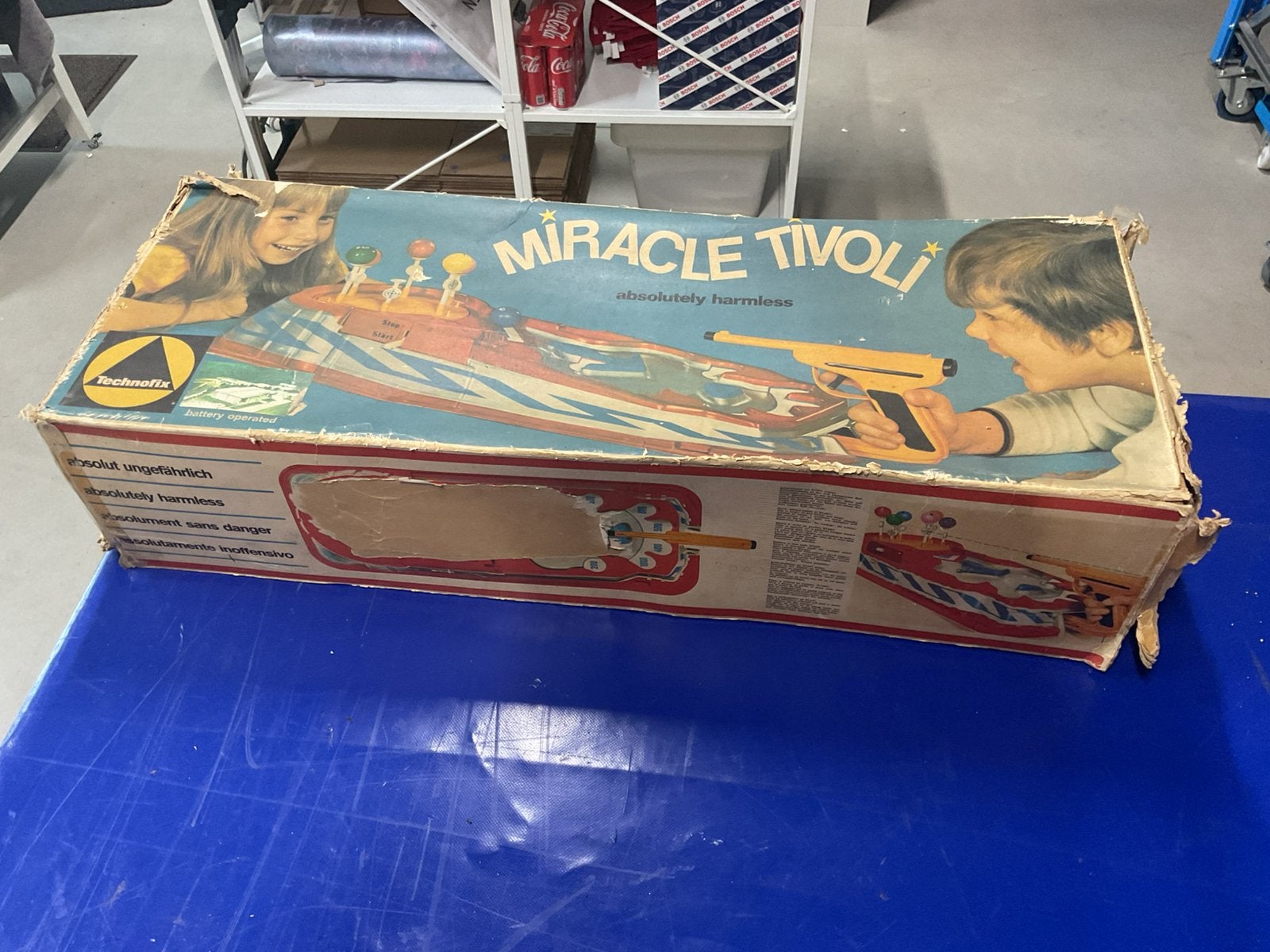 Zoldervondst vintage schiet spel uit de jaren 60-70 denk ik, Verzamelen, Ophalen, Zo goed als nieuw