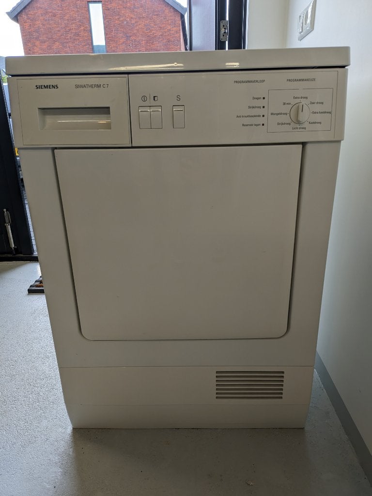 Siemens Siwatherm C7 Wasdroger - Condensdroger, Ophalen, 6 tot 8 kg, Gebruikt, Voorlader
