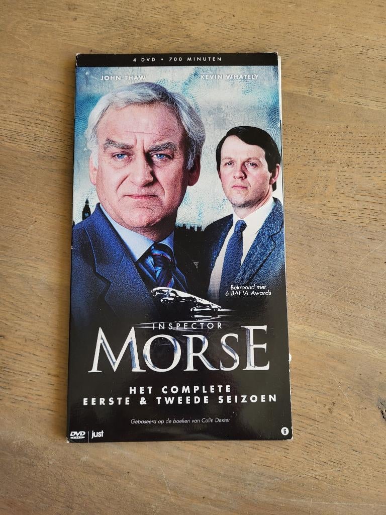 DVD Inspector Morse seizoen 1 en 2 BBC, Alle leeftijden, Ophalen of Verzenden, Zo goed als nieuw