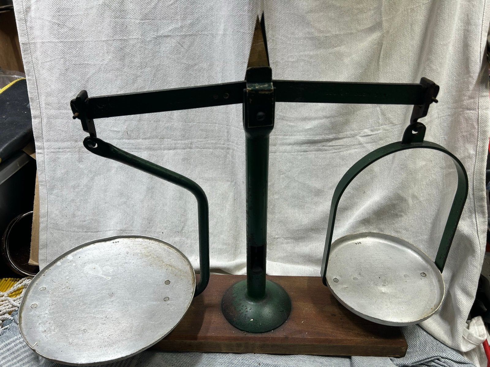 Vintage Weegschaal Limeta Utrecht 1948 - Max 5kg, Ophalen of Verzenden