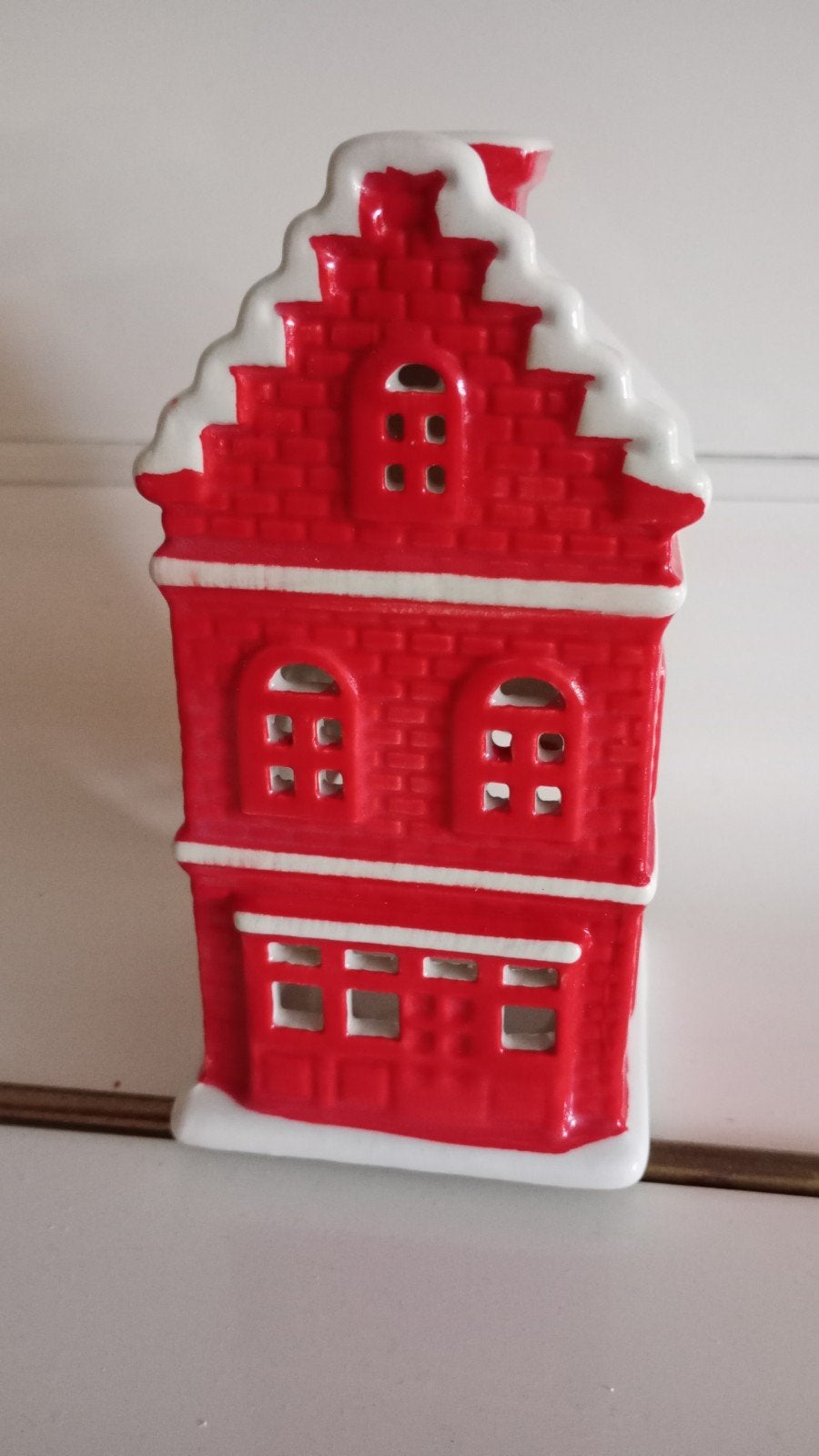 Postcode Loterij Huisje - Trapgevel Huisje no.2, Huis en Inrichting, Ophalen of Verzenden, Zo goed als nieuw, Rood, Steen/keramiek