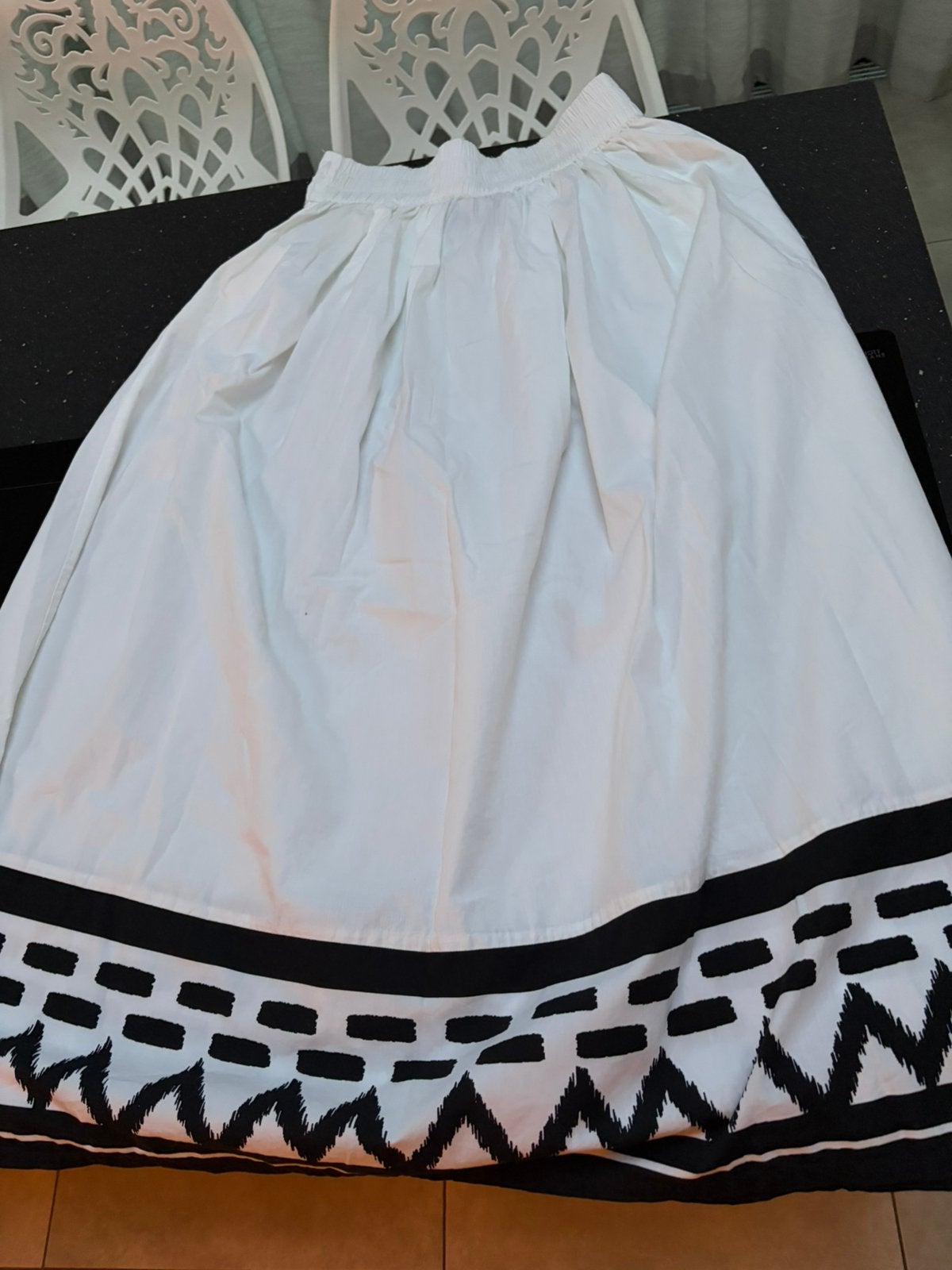 Shoeby Lonneke Nooteboom zwart witte rok maat xs s, Verzenden, Zwart, Zo goed als nieuw, Maat 34 (XS) of kleiner