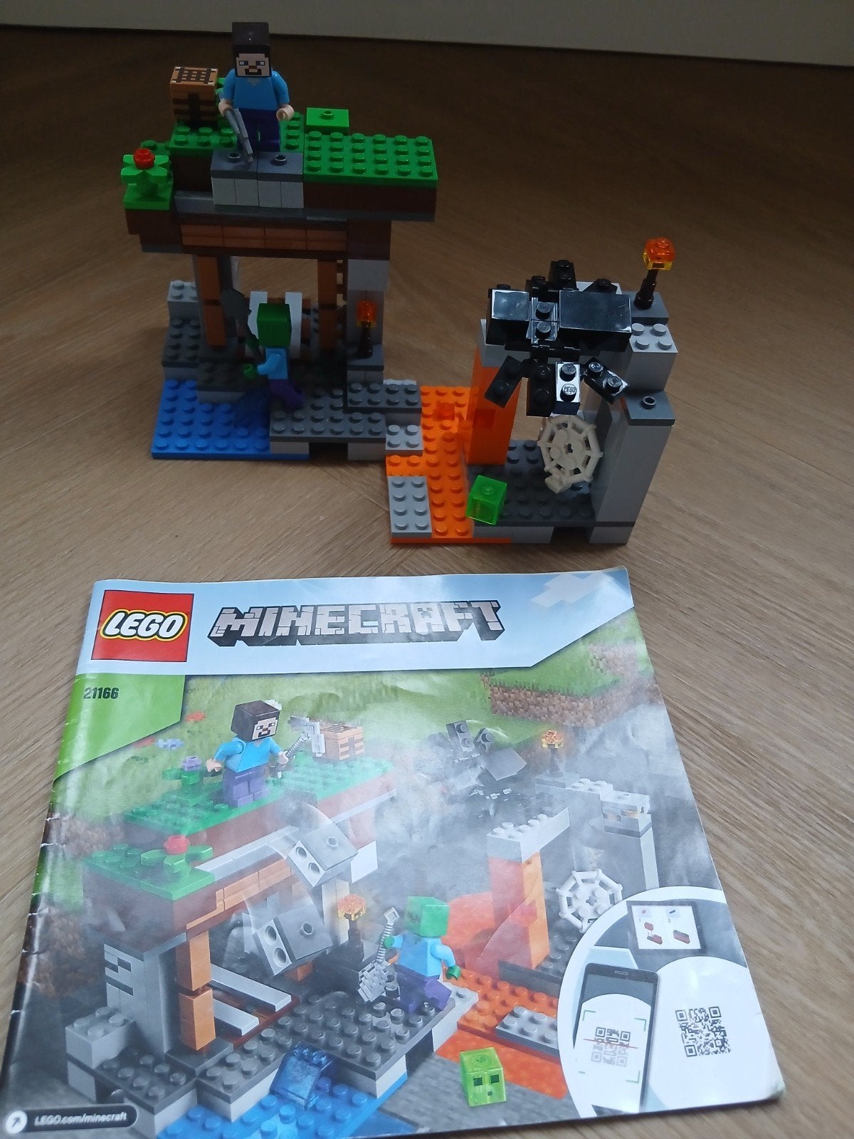 lego minecraft 21166 the abandoned mine, Minecraft, Lego, Ophalen of Verzenden, Zo goed als nieuw