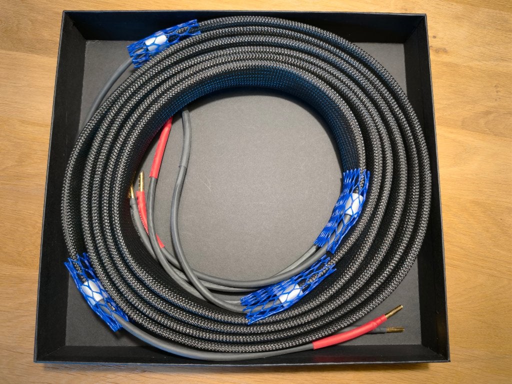 Tellurium Q Ultra Black II luidsprekerkabel 2x2,5m, Ophalen, Zo goed als nieuw, 2 tot 5 meter, Luidsprekerkabel