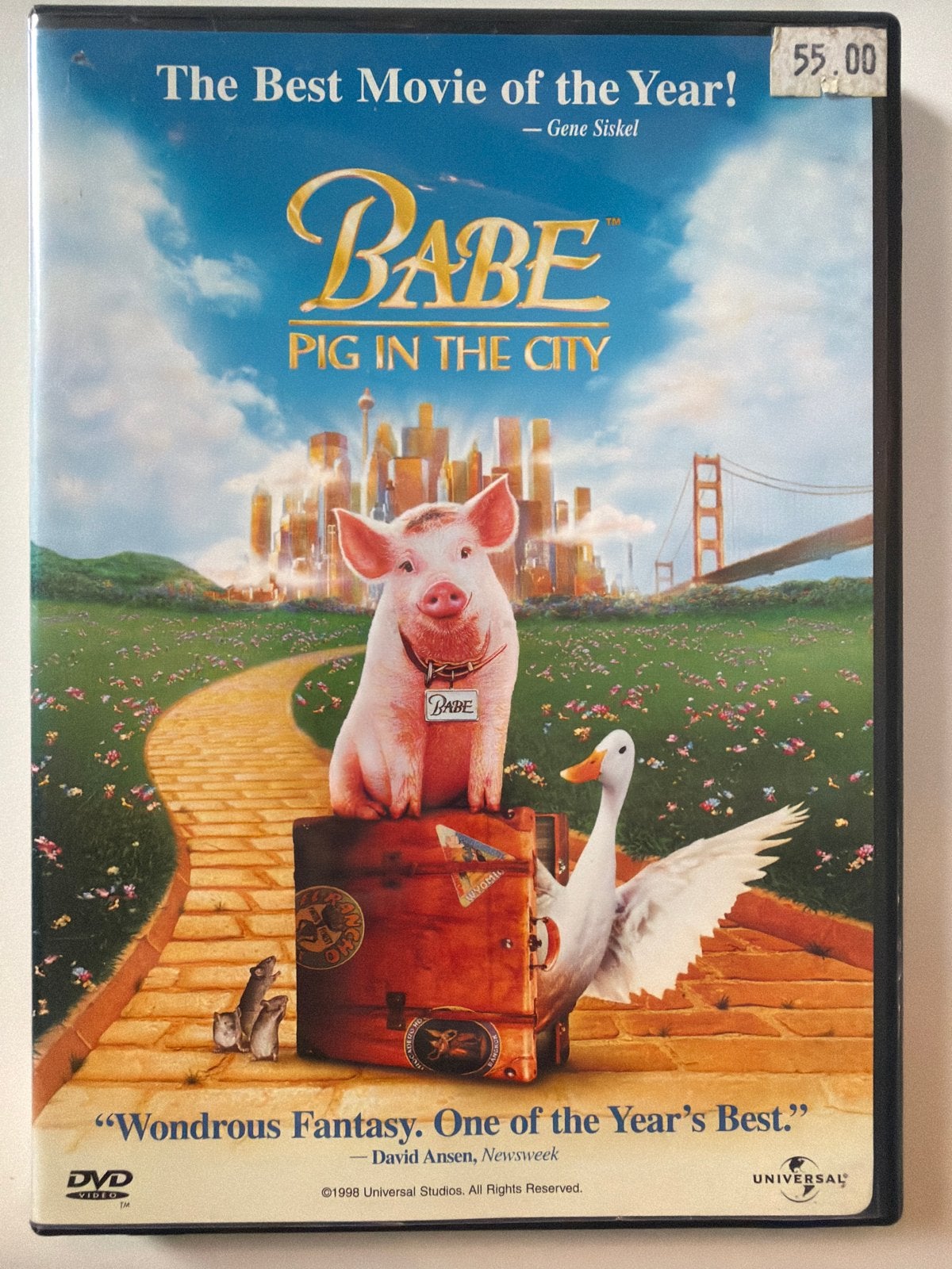 Babe: Pig in the City (DVD) - Familiefilm, Alle leeftijden, Nederlands, Ophalen of Verzenden, Zo goed als nieuw