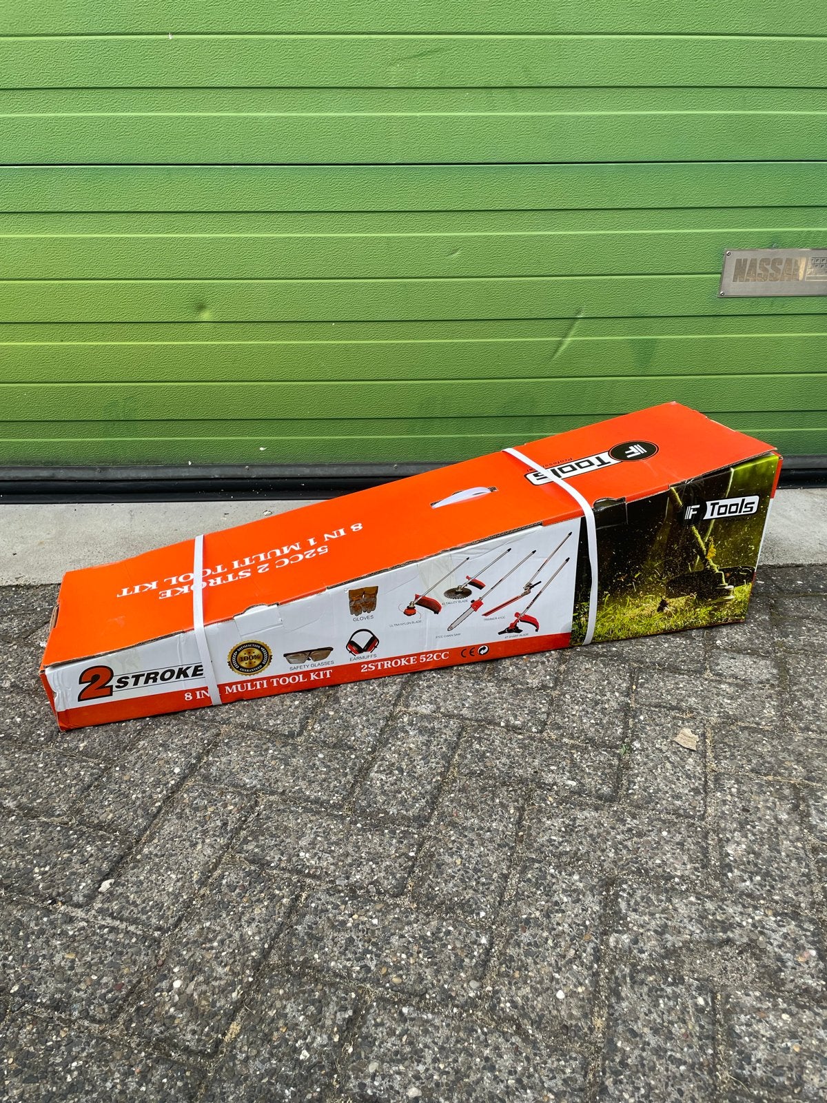 8-in-1 Multitool Kit 52cc 2-takt Benzine bosmaaier, Ophalen, Nieuw, 50 cm of meer, Benzine