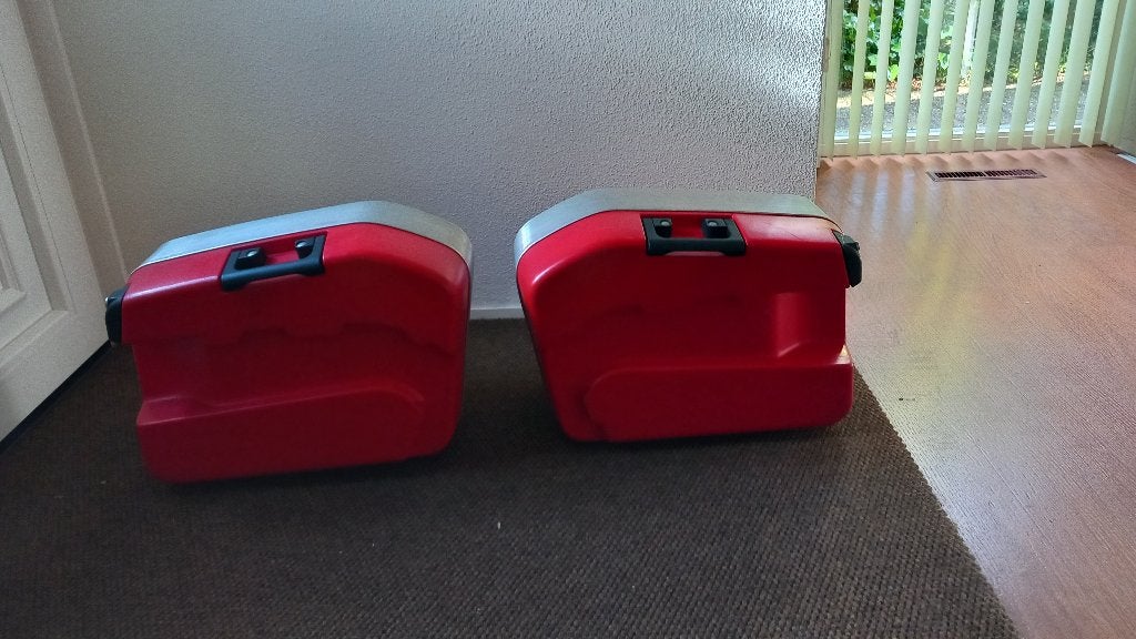 Nette motorkoffers, Motoren, Ophalen, Gebruikt
