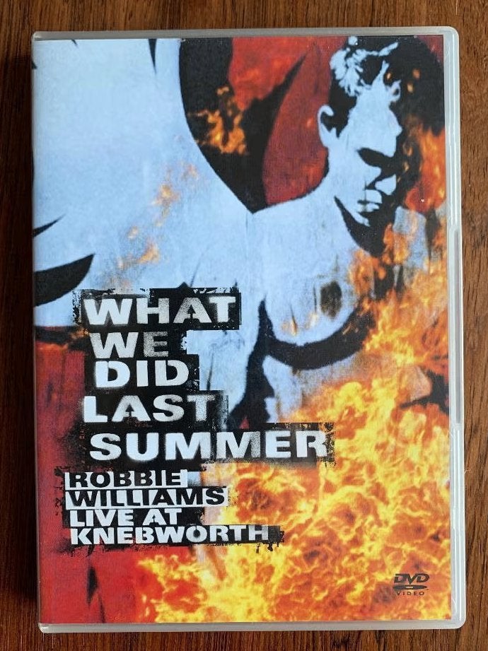 DVD What we did last summer; Robbie Williams; Live Knebworth, Alle leeftijden, Ophalen of Verzenden, Zo goed als nieuw