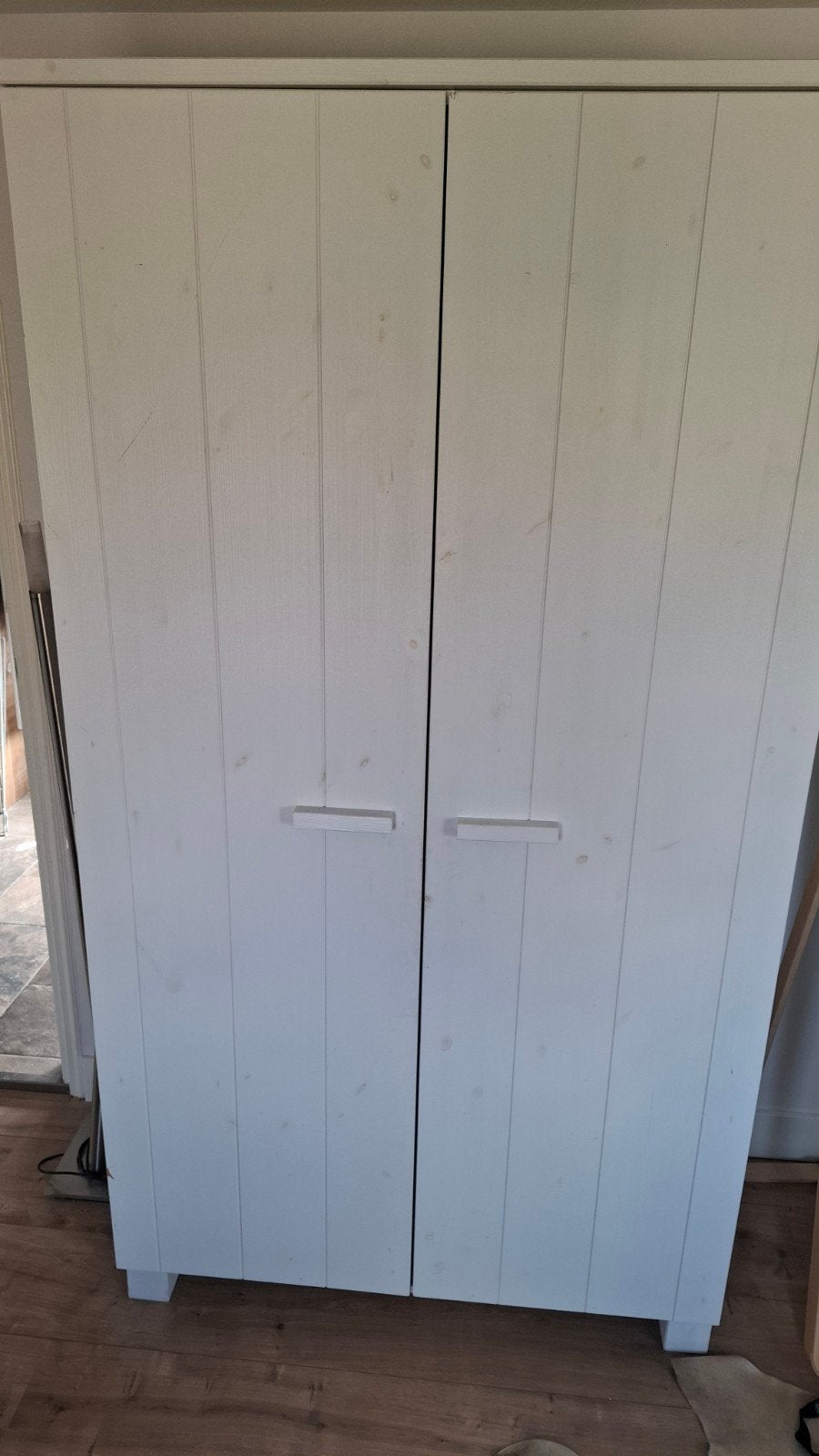 Moet asap weg! Steigerhouten whitewash kast Rockwood igs, Huis en Inrichting, Ophalen, 50 tot 100 cm, 150 tot 200 cm, Overige houtsoorten
