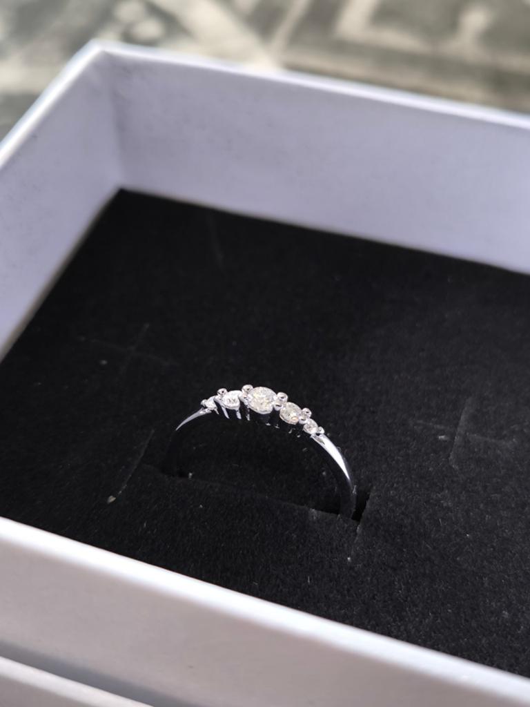 Moissanite Lab Diamond Ring maat 8 Sterling Silver S925, Verzenden, Nieuw, Dame, Zilver