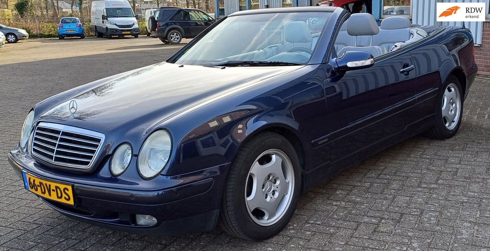Mercedes-Benz CLK-klasse Cabrio 200 Elegance afneembare trek, Automaat, 1998 cc, Gebruikt, Beige