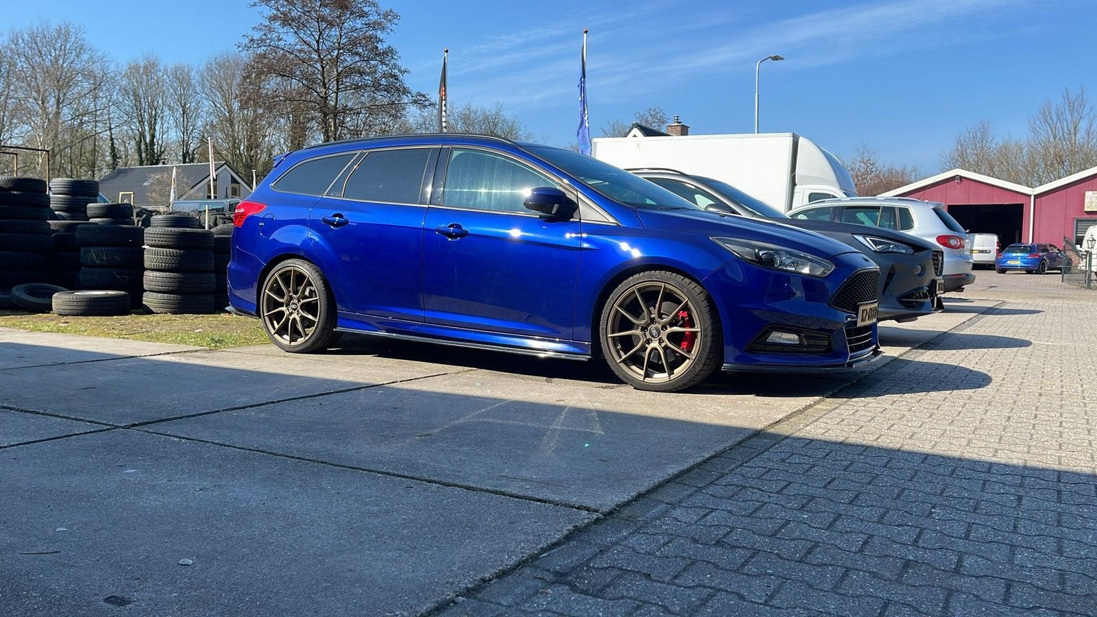 Ford Focus 2.0 Ecoboost 184KW Wagon 2015 Blauw, Auto's, Ford, Particulier, Focus, ABS, Achteruitrijcamera, Adaptieve lichten, Airbags