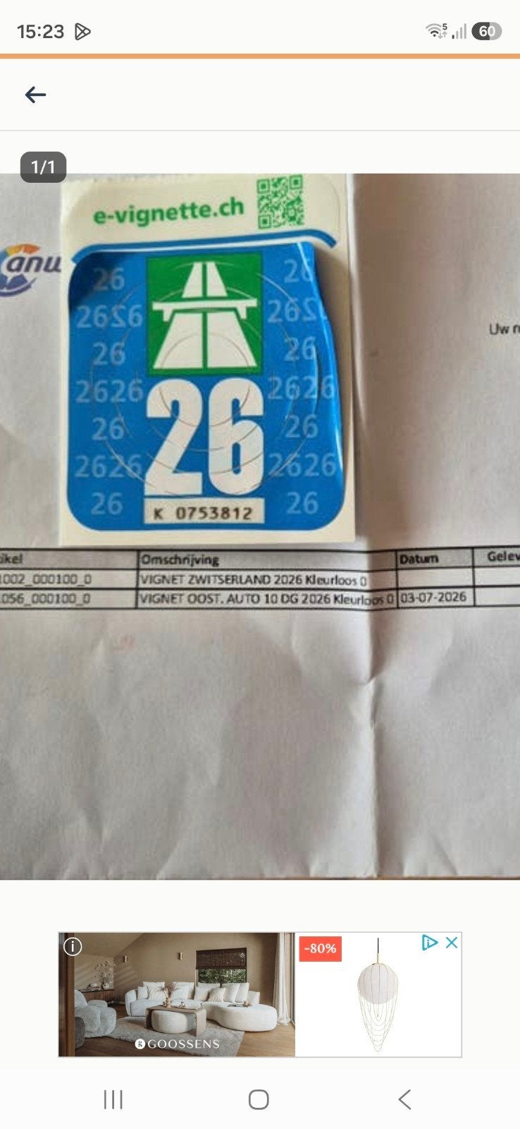 Vignet Zwitserland, Tickets en Kaartjes, Autovignetten, Drie personen of meer