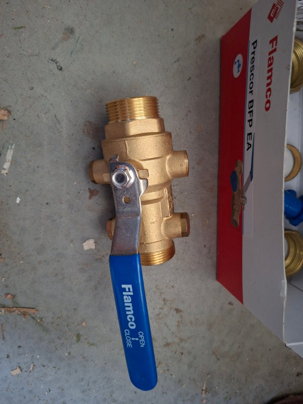 Flamco Prescor BFP EA terugstroombeveiliging DN25, Doe-het-zelf en Verbouw, Sanitair, Ophalen of Verzenden, Nieuw, Koper, Overige typen