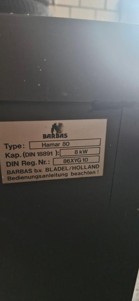 Mooie houtkachel., Huis en Inrichting, Kachels, Ophalen, Gebruikt, Houtkachel, Vrijstaand