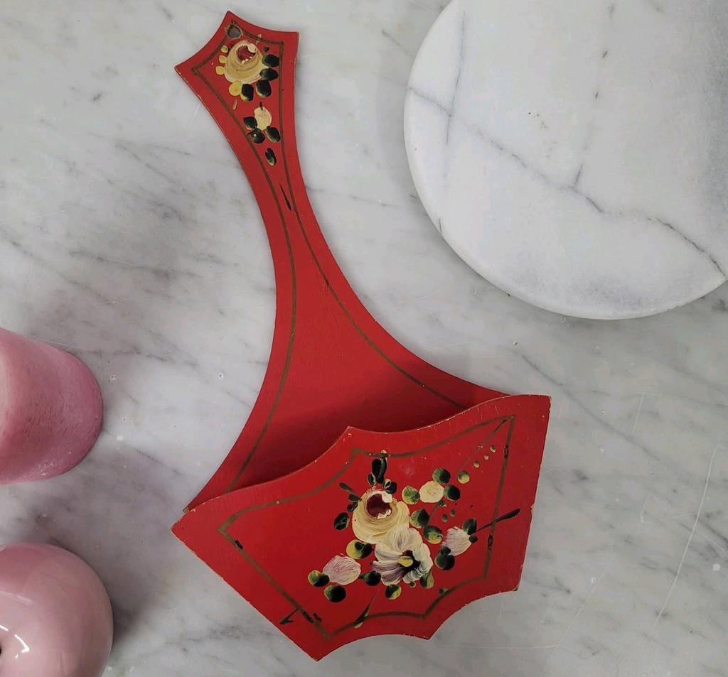Vintage houten koffiefilterhouder, Ophalen of Verzenden, Huis en Inrichting