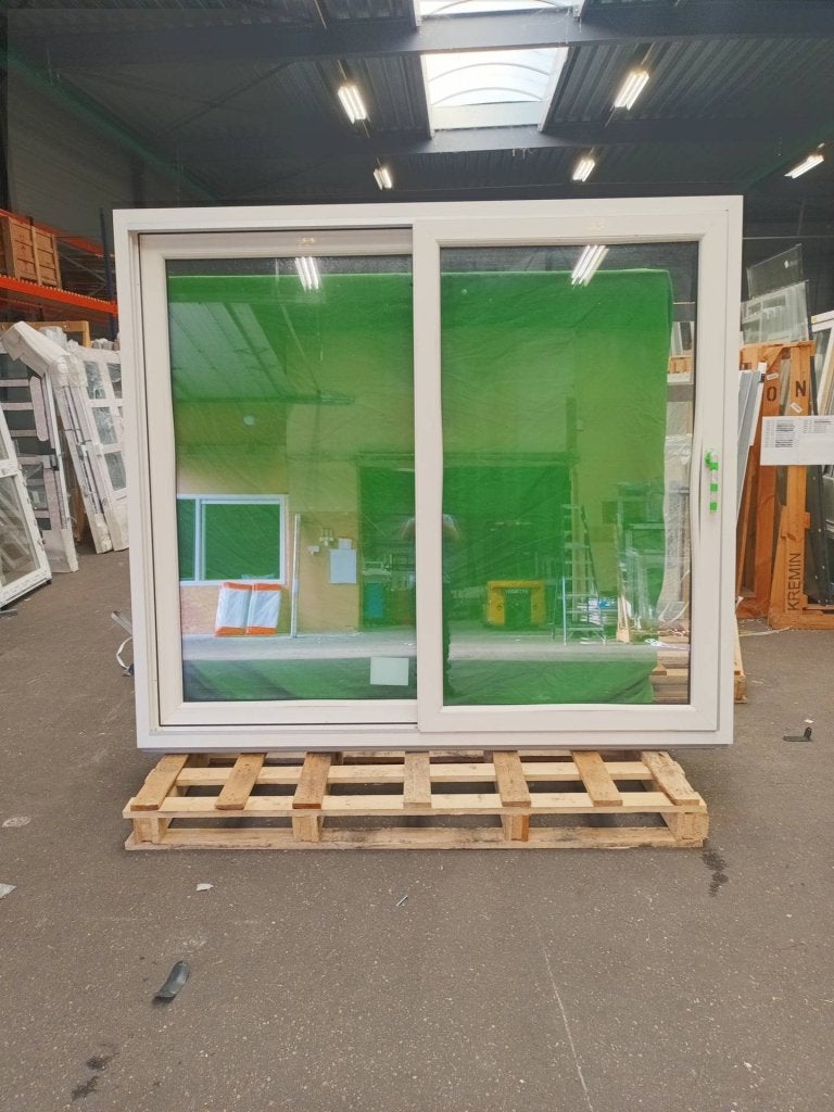 Kunststof Gealan smoovio kozijn  b227,5 x -2664-, Niet ingevuld, Kunststof, Niet ingevuld, Nieuw