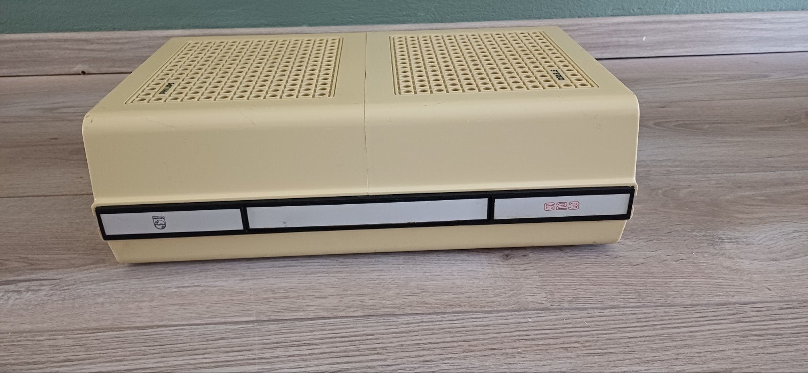 Retro Philips Vintage draagbare Platenspeler, Audio, Tv en Foto, Platenspelers, Ophalen of Verzenden, Gebruikt, Platenspeler, Philips