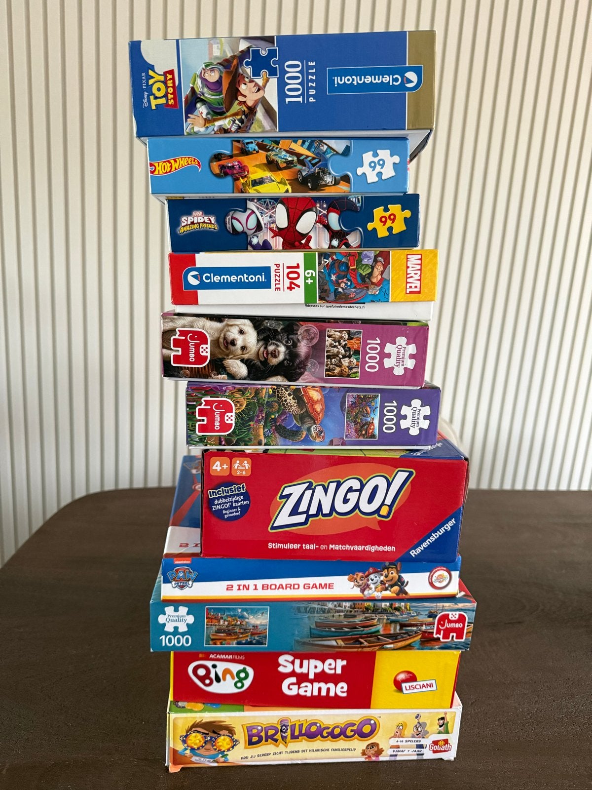 Grote collectie puzzels en spellen voor jong en oud, Ophalen, 500 t/m 1500 stukjes, Gebruikt, Legpuzzel