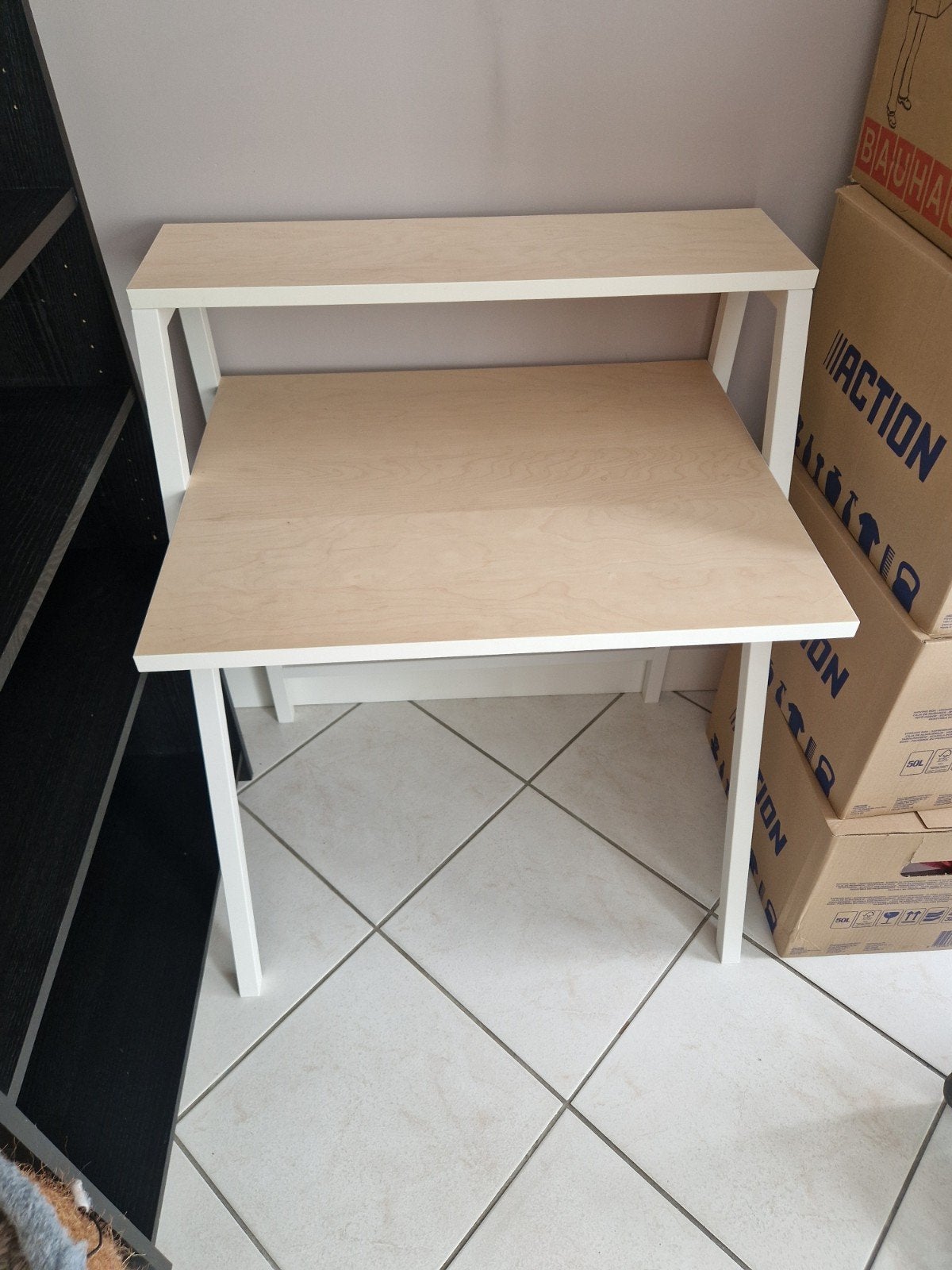 Zo goed als nieuw bureau 80 x 97 cm, Huis en Inrichting, Ophalen, Zo goed als nieuw