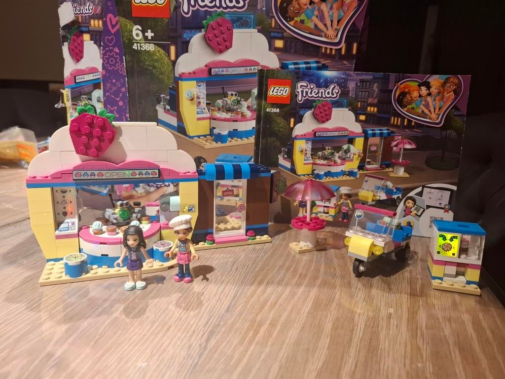 Lego Friends 41366 Olivia's cupcake cafe, Friends, Ophalen of Verzenden, Zo goed als nieuw, Complete set
