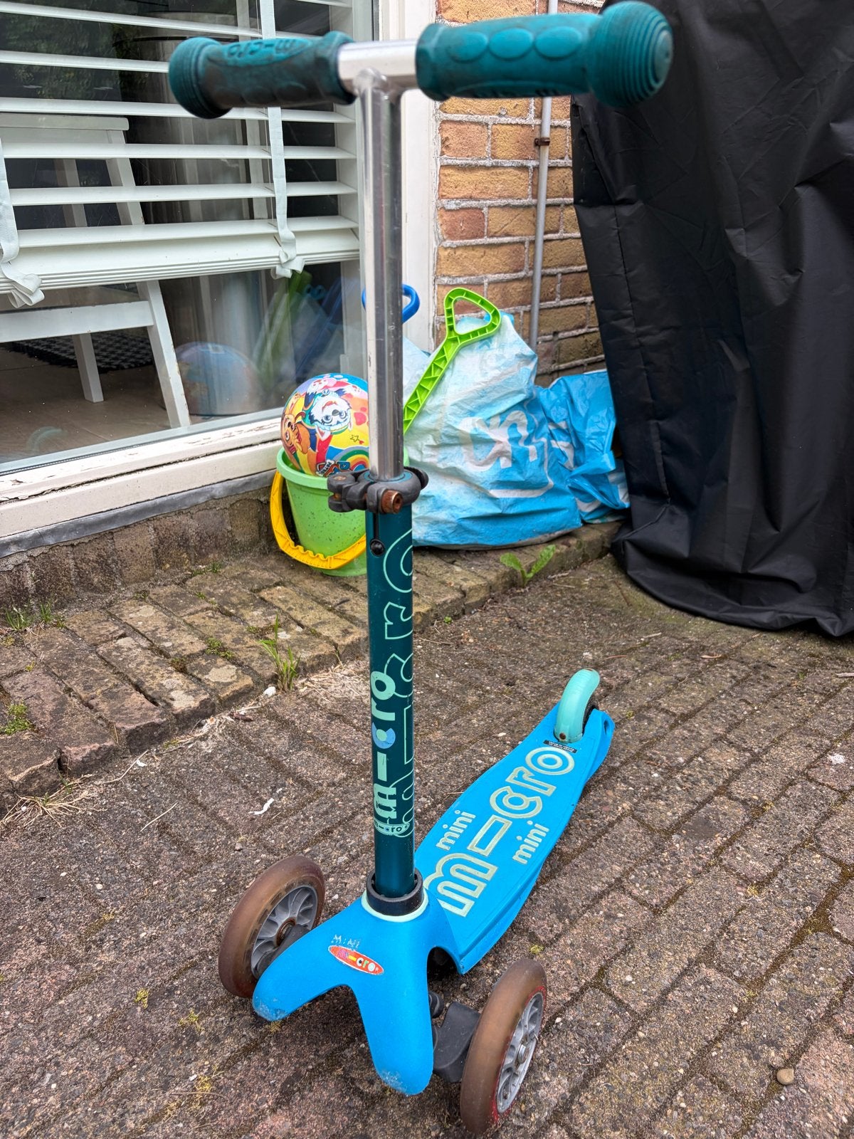 Micro Mini Step - Blauw (Gebruikt), Fietsen en Brommers, Steps, Ophalen of Verzenden, Gebruikt, Gewone step