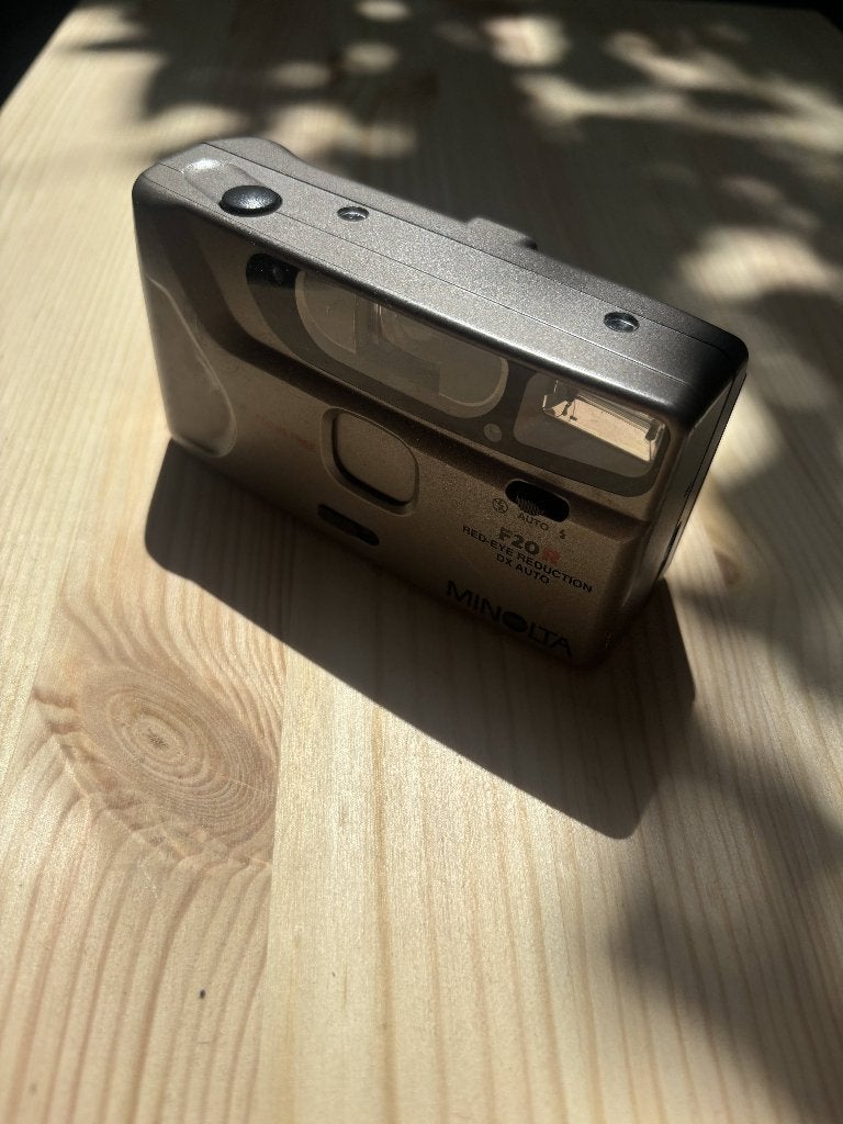Minolta F20R 35 mm Film Camera, Ophalen of Verzenden, Gebruikt, Compact, Minolta