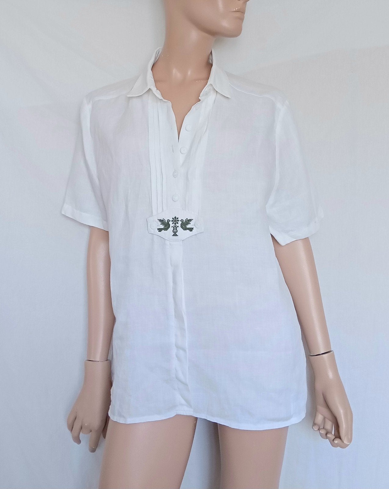 FRANCONIA LINNEN Blouse , Maat 44, Kleding | Dames, Blouses en Tunieken, Ophalen of Verzenden, Zo goed als nieuw, Maat 42/44 (L)