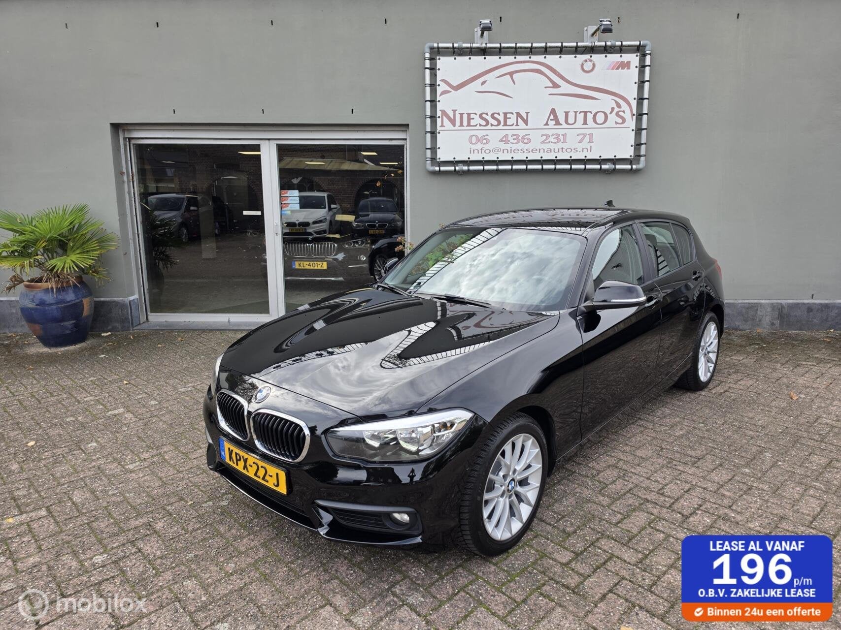 BMW 1-serie F20 lci 116i executive Navi/LED/Historie, Auto's, 1-Serie, 1280 kg, Zwart, 19 km/l