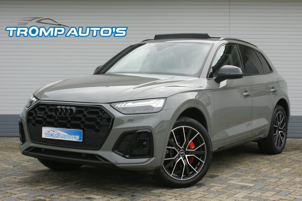 Audi Q5 50 TFSI e S edition|PANO|ACC|T.HAAK|ELEK. STOEL|, Automaat, Gebruikt, Zwart, 4 cilinders