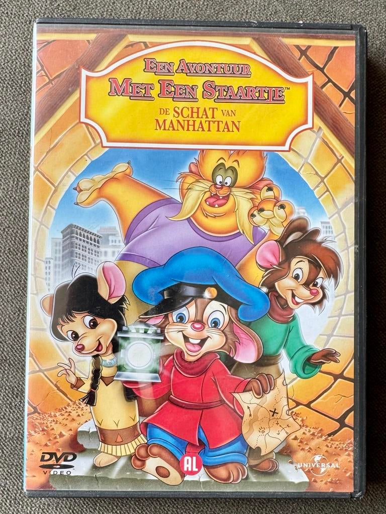 Een Avontuur Met Een Staartje: De Schat van Manhattan DVD, Avontuur, Gebruikt, Verzenden, Alle leeftijden