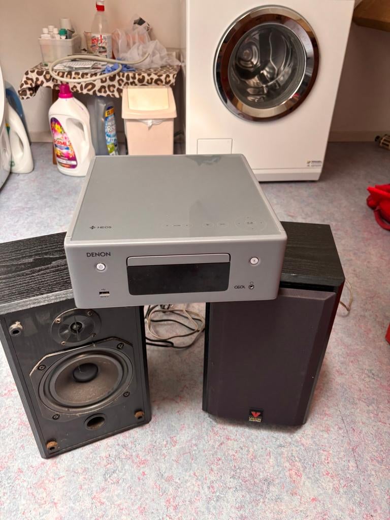 Denon CEOL N10 mini hifi systeem + 2 B&W speakers, Ophalen, Zo goed als nieuw, Tuner of Radio, Denon
