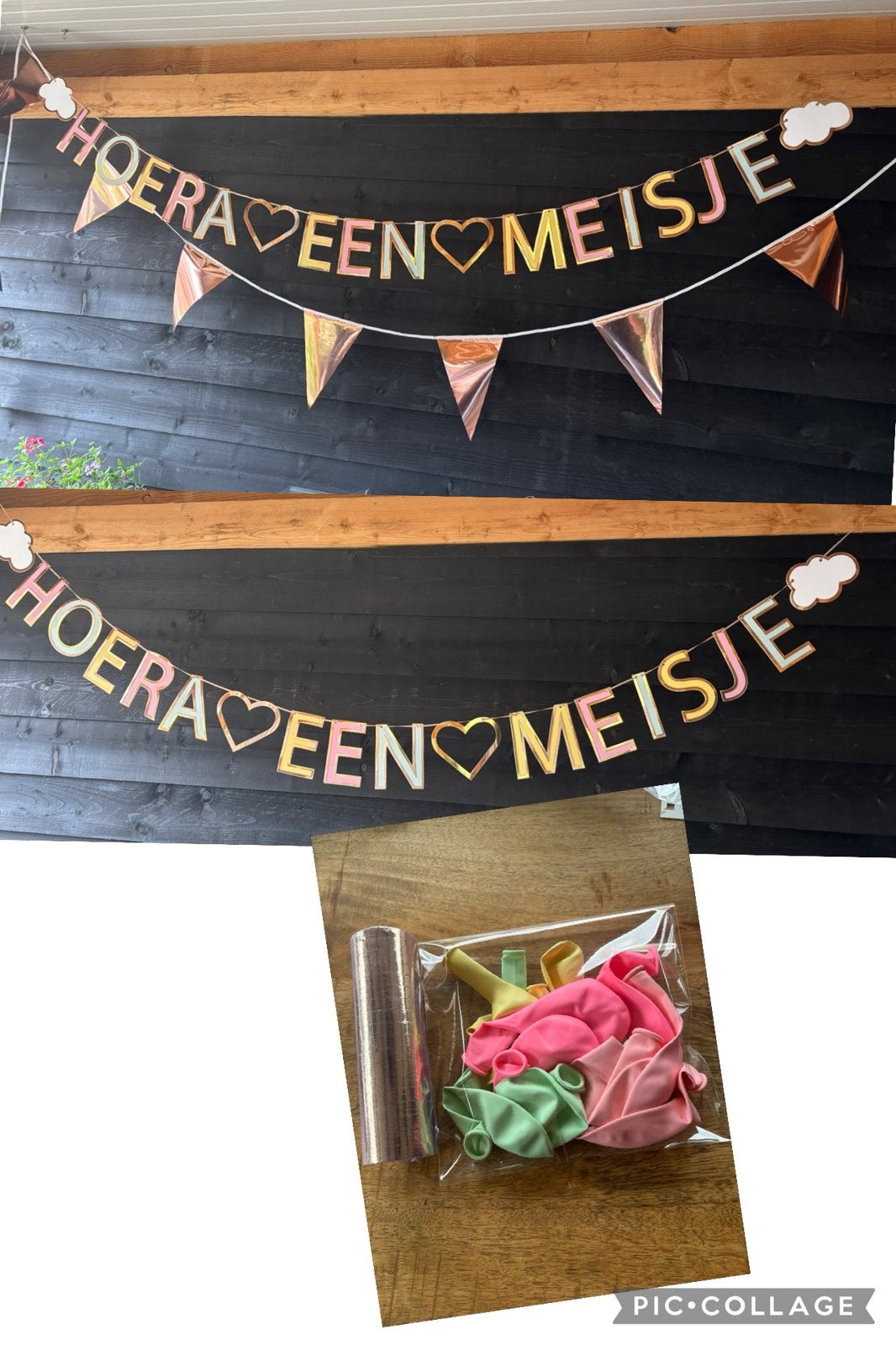 Geboorte meisje pakketje!, Ophalen of Verzenden, Nieuw, Versiering, Geboorte of Huwelijk