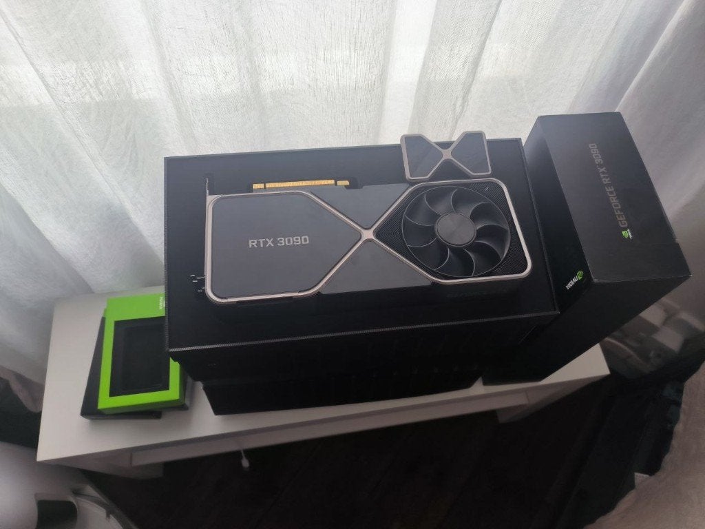 Nvidia RTX 3090 Founders Edition 24GB VRAM voor AI, Computers en Software, GDDR6, PCI-Express 4, Ophalen of Verzenden, Zo goed als nieuw