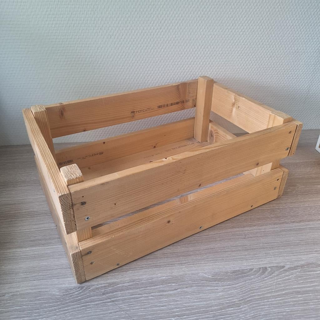 Houten kratje 36x24x15 cm., Minder dan 50 cm, Minder dan 50 cm, Ophalen of Verzenden, Zo goed als nieuw