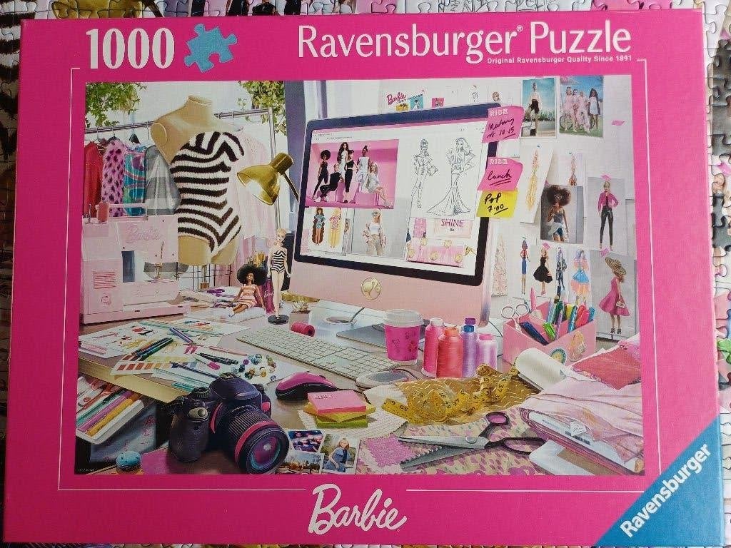 Puzzel Barbie Ravensburger 1000 stukjes, Ophalen, 500 t/m 1500 stukjes, Zo goed als nieuw, Legpuzzel