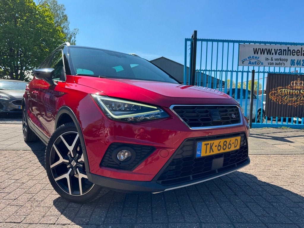 Seat Arona 1.0 TSI FR Clima Elek Pakket 18” Xenon/Led, Stof, Gebruikt, 116 pk, 49 €/maand