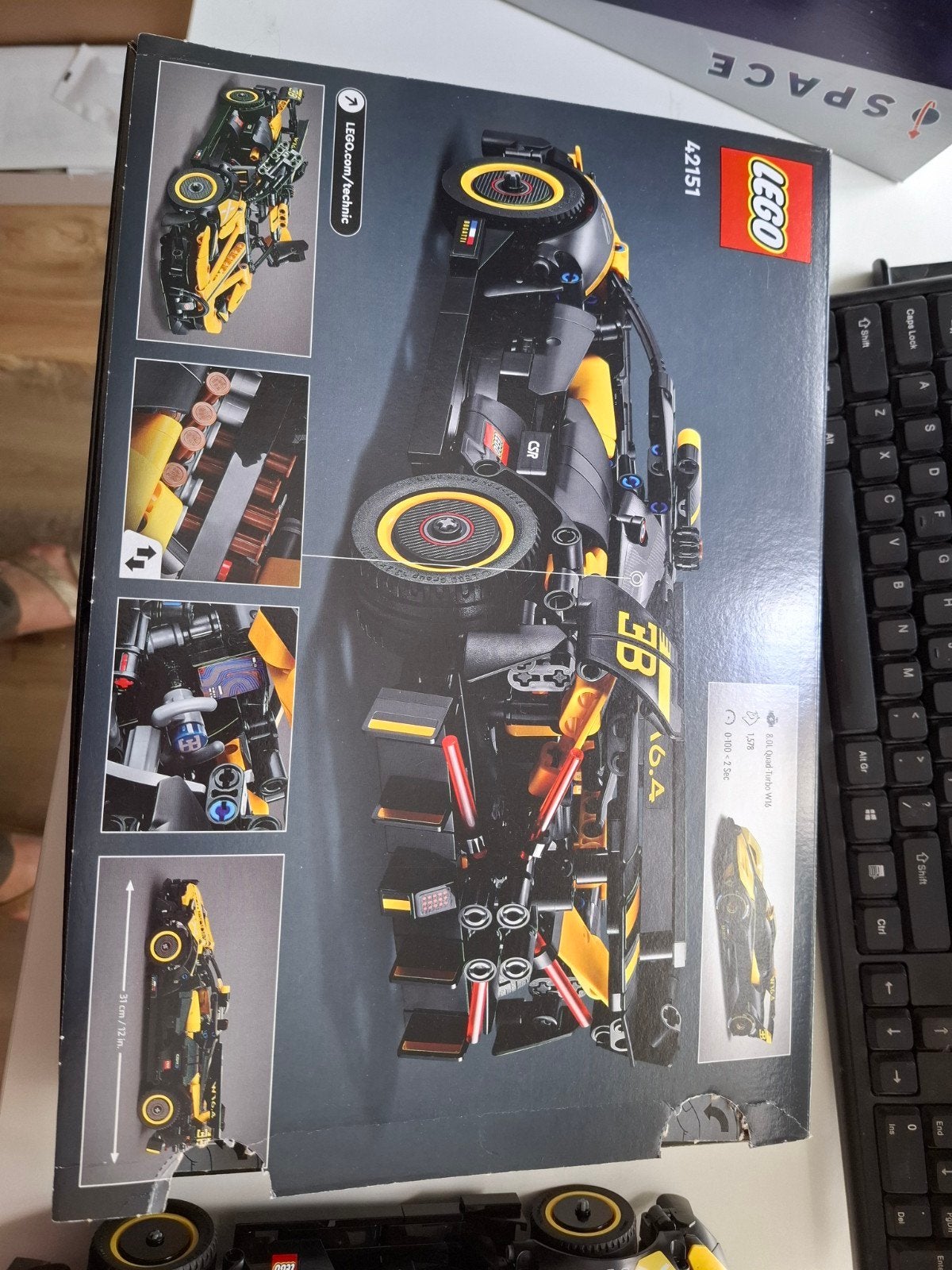 LEGO technic bugatti bolide 42151, Ophalen of Verzenden, Zo goed als nieuw