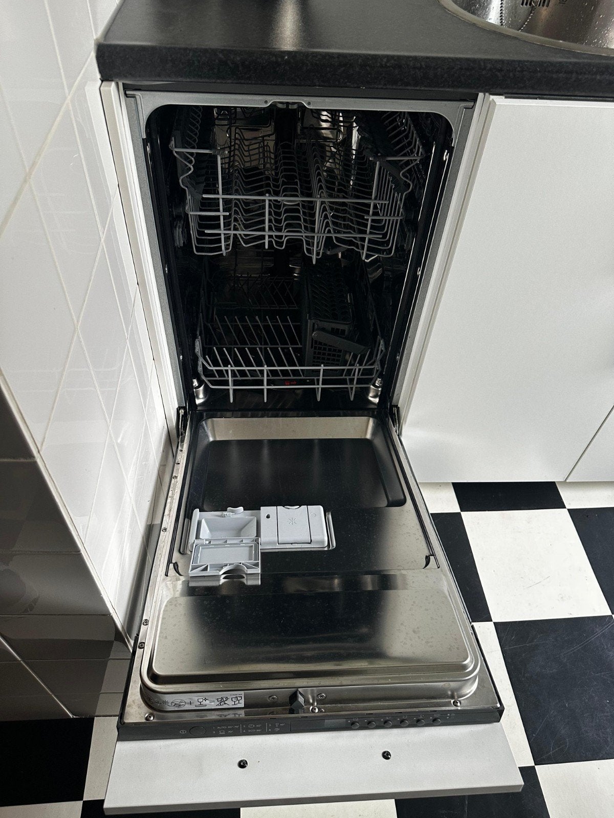 IKEA MEDELSTOR inbouwvaatwasser 45 cm, weinig gebruikt, Ophalen, Minder dan 85 cm, Zo goed als nieuw, Inbouw