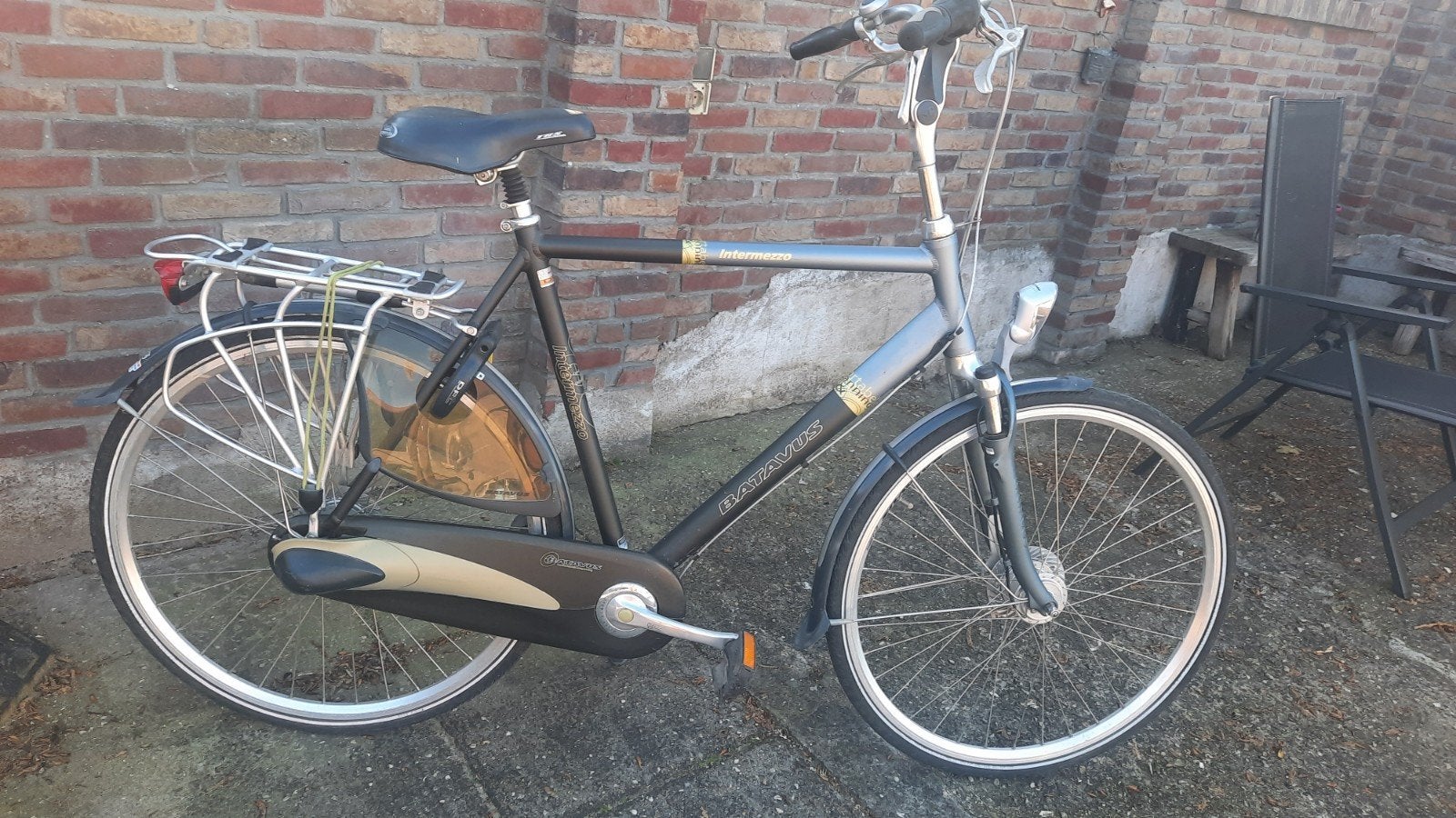 Batavus Intermezzo Herenfiets - Gebruikt, Fietsen en Brommers, Ophalen, Velgrem, Versnellingen, Batavus