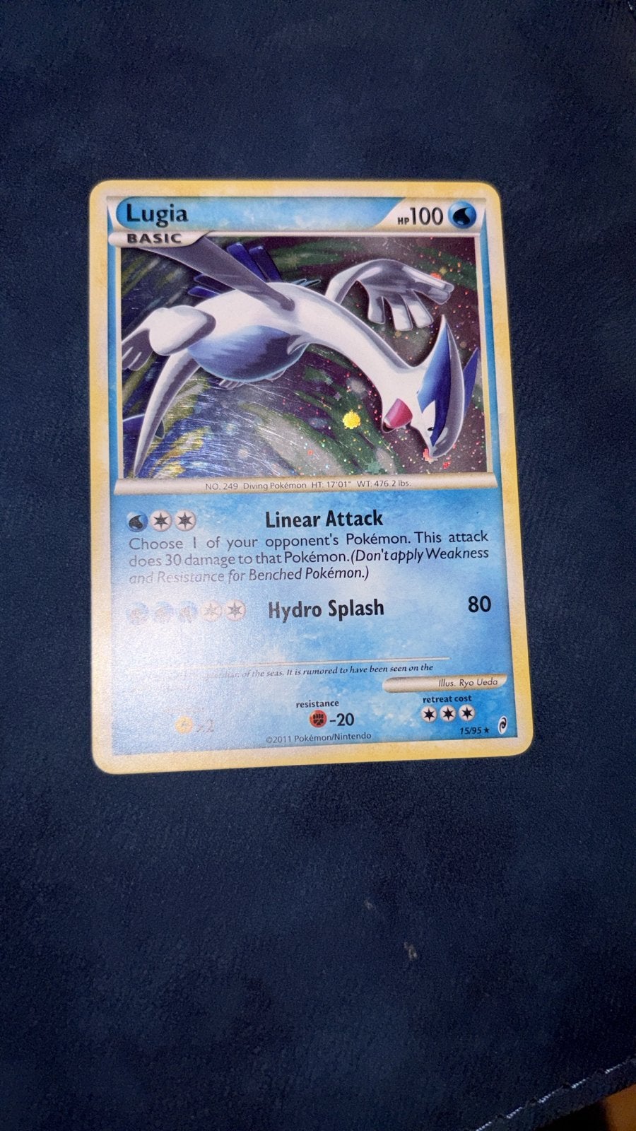 Lugia Call of legends Pokémon Kaart, Ophalen of Verzenden, Losse kaart
