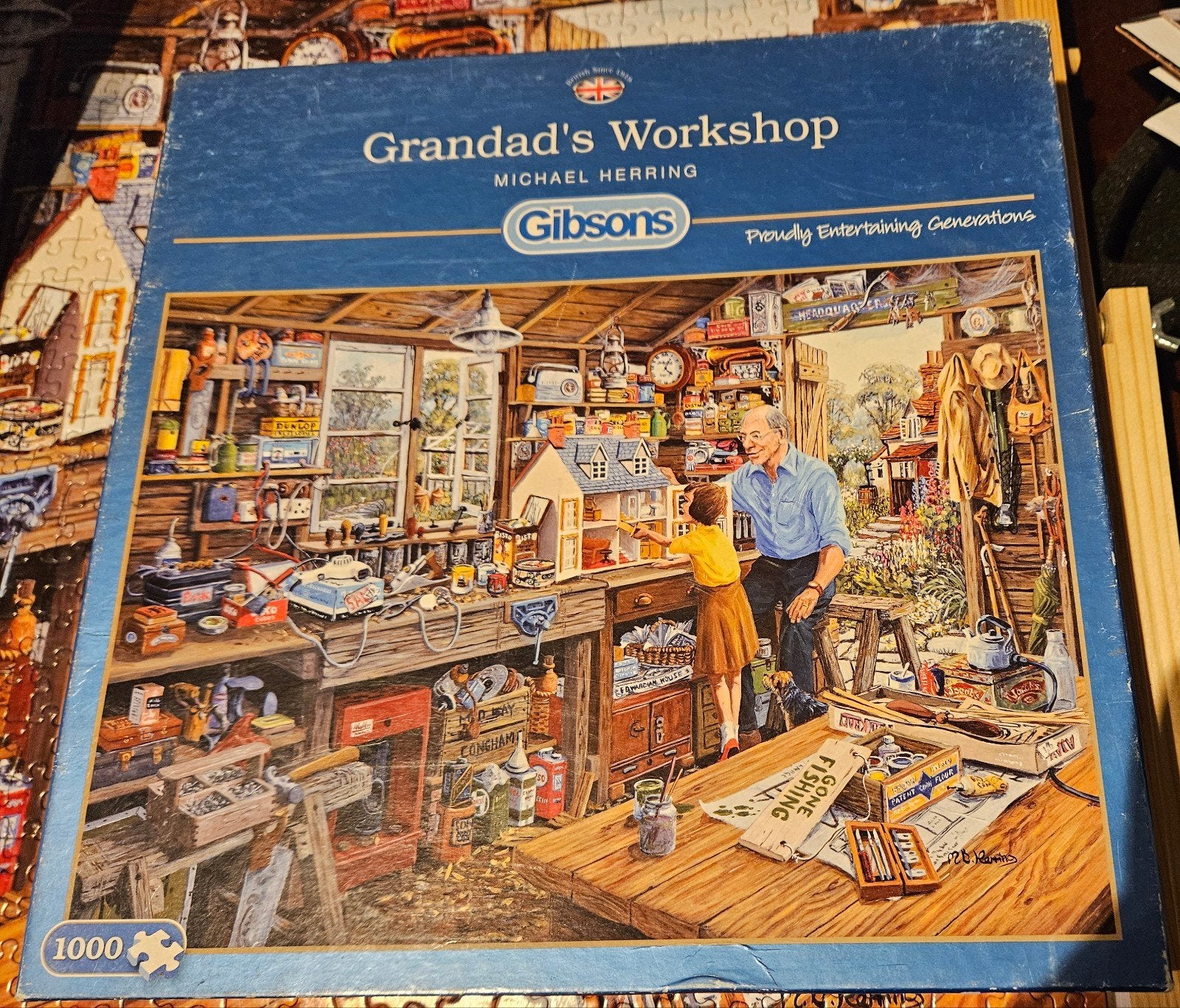 Puzzel gibsons, Ophalen of Verzenden, 500 t/m 1500 stukjes, Gebruikt